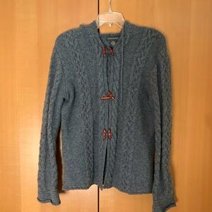 Banana Republic Lambswool Toggle-Closure Sweater/Cardigan